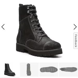 Donald Pliner Ease Black Boots